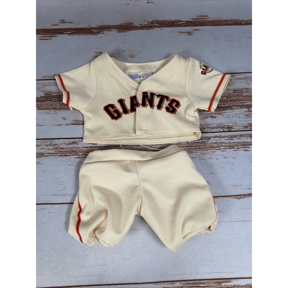 Build-A-Bear San Francisco Giants SF Baseball Jersey & Pants 2-Piece Outfit